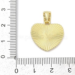 Brass Micro Pave Cubic Zirconia Pendants&nbsp;KK-D317-092G