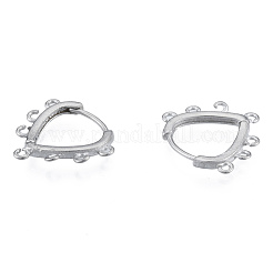 Tarnish Resistant 304 Stainless Steel Hoop Earrings Findings&nbsp;STAS-N092-192