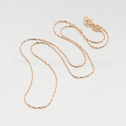 925 Sterling Silver Chain Necklaces&nbsp;STER-M086-05B-RG