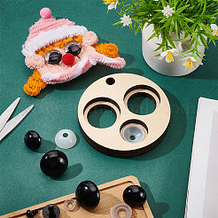 Basswood Measuring Tool for Doll Craft Eyes&nbsp;TOOL-WH0155-124B