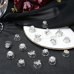 Spiral Hair Pin Coil Iron Hair Accessories&nbsp;OHAR-SP0001-12B