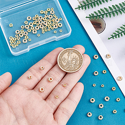 90Pcs 3 Styles Rack Plating Brass Spacer Beads&nbsp;KK-PH0012-66
