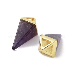 Natural Amethyst Pendants&nbsp;G-A222-02G-03