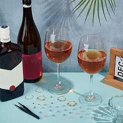DIY Wine Glass Charms Making Kits&nbsp;DIY-BC0015-95