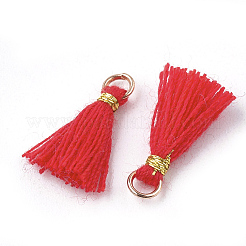 Polycotton(Polyester Cotton) Tassel Pendant Decorations&nbsp;X-FIND-S281-17