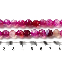 Natural Striped Agate/Banded Agate Beads Strands&nbsp;G-H1593-8mm-1