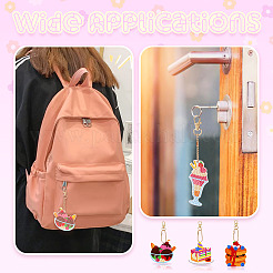 Ice Cream Cake Dessert DIY Diamond Painting Pendant Decoration Kits&nbsp;DIY-TA0010-76
