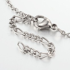 Tarnish Resistant Butterfly Stainless Steel Pendant Anklets&nbsp;AJEW-AN00104-02