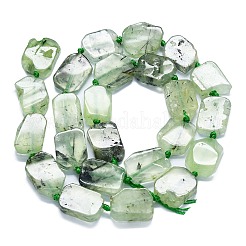 Natural Prehnite Beads Strands&nbsp;G-K245-J13-01