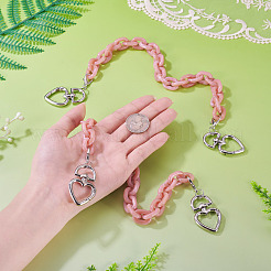 2Pcs Acrylic Link Bag Extender Chains&nbsp;HJEW-TAC0140