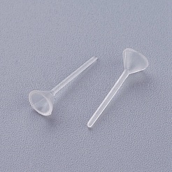Plastic Stud Earring Findings&nbsp;KY-G006-02-5m