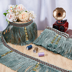4M Polyester Fringe Tassel Trim&nbsp;DIY-OC0013-37A