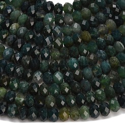 Natural Moss Agate Beads Strands&nbsp;G-Z111-A54