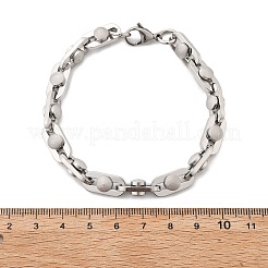 304 Stainless Steel Link Chains Bracelets&nbsp;BJEW-P351-02P