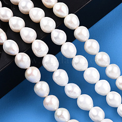 Natural Cultured Freshwater Pearl Beads Strands&nbsp;PEAR-N012-09D
