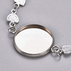 Tarnish Resistant 304 Stainless Steel Bracelet Making&nbsp;STAS-L248-004P-B