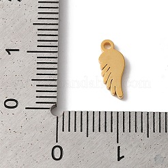 PVD Vacuum Plating 304 Stainless Steel Charms&nbsp;STAS-L081-032G