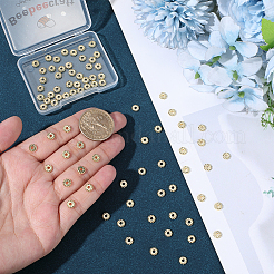 120Pcs Flower Brass Beads&nbsp;KK-BBC0026-04