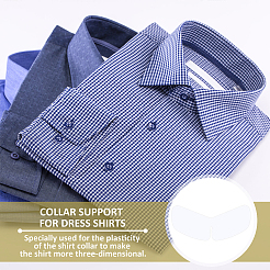 PVC Shirt Collar Shaping Support&nbsp;FIND-WH0159-20B