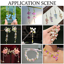 DIY Leaf Flower Findings Kits&nbsp;DIY-PA0001-64C