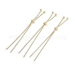 Brass Box Chains Slider Bracelet Makings&nbsp;KK-E068-VD012-2