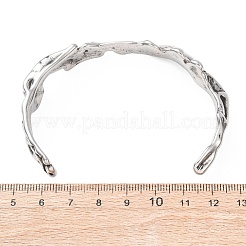 Retro 316 Surgical Stainless Steel Cuff Bangles&nbsp;BJEW-C142-06AS