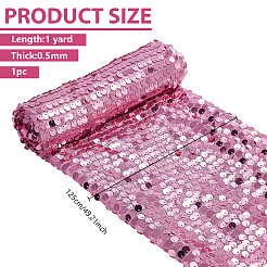 Polyester Reversible Sequin Fabrics&nbsp;DIY-WH0786-70