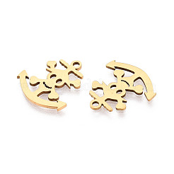 201 Stainless Steel Pendants&nbsp;STAS-T073-41G