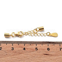 925 Sterling Silver Curb Chain Extender&nbsp;STER-G039-01D-G