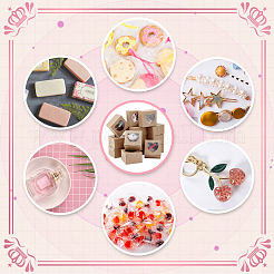Square Kraft Paper Muffin Storage Gift Boxes&nbsp;CON-WH0095-95B