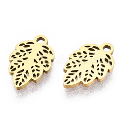 304 Stainless Steel Pendants&nbsp;STAS-E186-09G