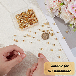 180Pcs Brass Spacer Beads&nbsp;KK-BC0014-23G