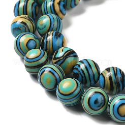 Synthetic Malachite Dyed Beads Strands&nbsp;G-P507-02A-09