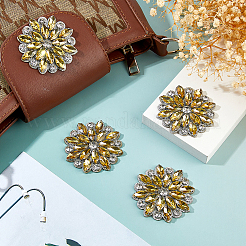 4Pcs Paillette and Rhinestone Accessories&nbsp;FIND-FH0012-19C