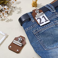 PU Leather Number Holder&nbsp;OFST-WH0709-071