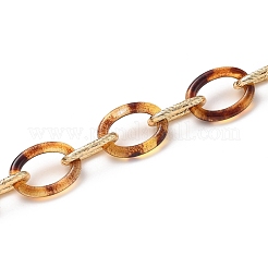 Handmade Transparent Acrylic Cable Chains&nbsp;AJEW-JB00700-02