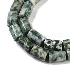 Natural Green Spot Jasper Beads Strands&nbsp;G-C128-A17-01