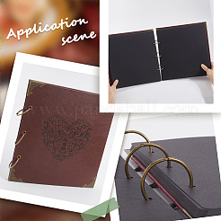 DIY PU Imitation Leather Loose Leaf Photo Albums&nbsp;DIY-WH20025-034