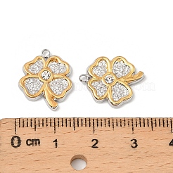 304 Stainless Steel Rhinestone Pendants&nbsp;STAS-T068-64GP