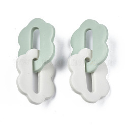 Handmade Polymer Clay Linking Rings&nbsp;LS-CLAY-N010-032-04