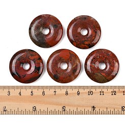 Natural Brecciated Jasper Pendants&nbsp;G-C220-F02-30mm