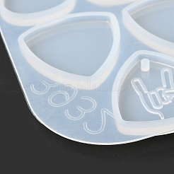 Guitar Pick Shape Silicone Molds&nbsp;DIY-P025-05