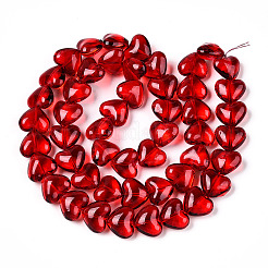 Transparency Glass Beads Strands&nbsp;X-GLAA-T023-13A