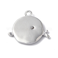 Brass Micro Pave Cubic Zirconia Pendants&nbsp;KK-F846-02B-P