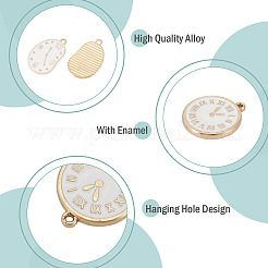 50 Pcs Alloy Enamel Pendants&nbsp;ENAM-TA0003-76