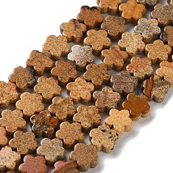 Natural Picture Jasper Beads Strands&nbsp;G-B138-C09-01