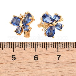 SHEGRACE Butterfly Brass Micro Pave Cubic Zirconia Spacer Bars&nbsp;XGRQ5K655-825G-B