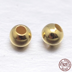 Round 925 Sterling Silver Spacer Beads&nbsp;Y-STER-M103-04-2mm-G