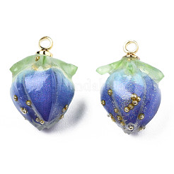 Handmade Flower Epoxy Resin Pendants&nbsp;KY-S163-103