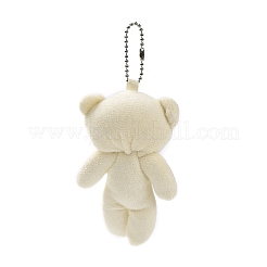 PP Cotton Mini Animal Plush Toys Bear Pendant Decoration&nbsp;LS-HJEW-C002-03C